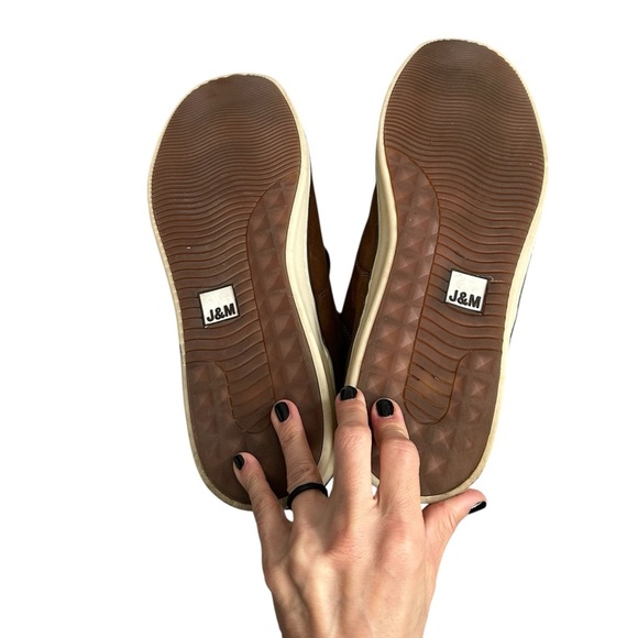 Johnston & Murphy Sheepskin Leather Oxford Dress Shoes Brown Sz 16 - Picture 5 of 7